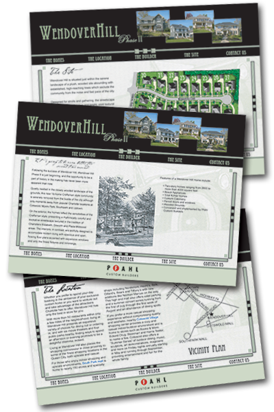 A mockup showing static web pages presented as slides in a deck